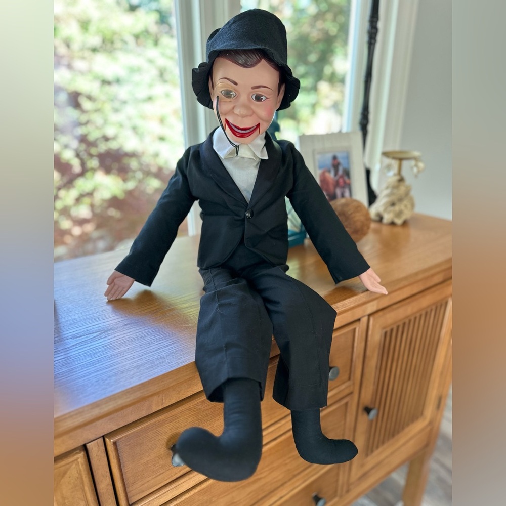 VTG Rare HTF 1977 CHARLIE MCCARTHY Ventriloquist Dummy Doll Juro Novelty Co 30"